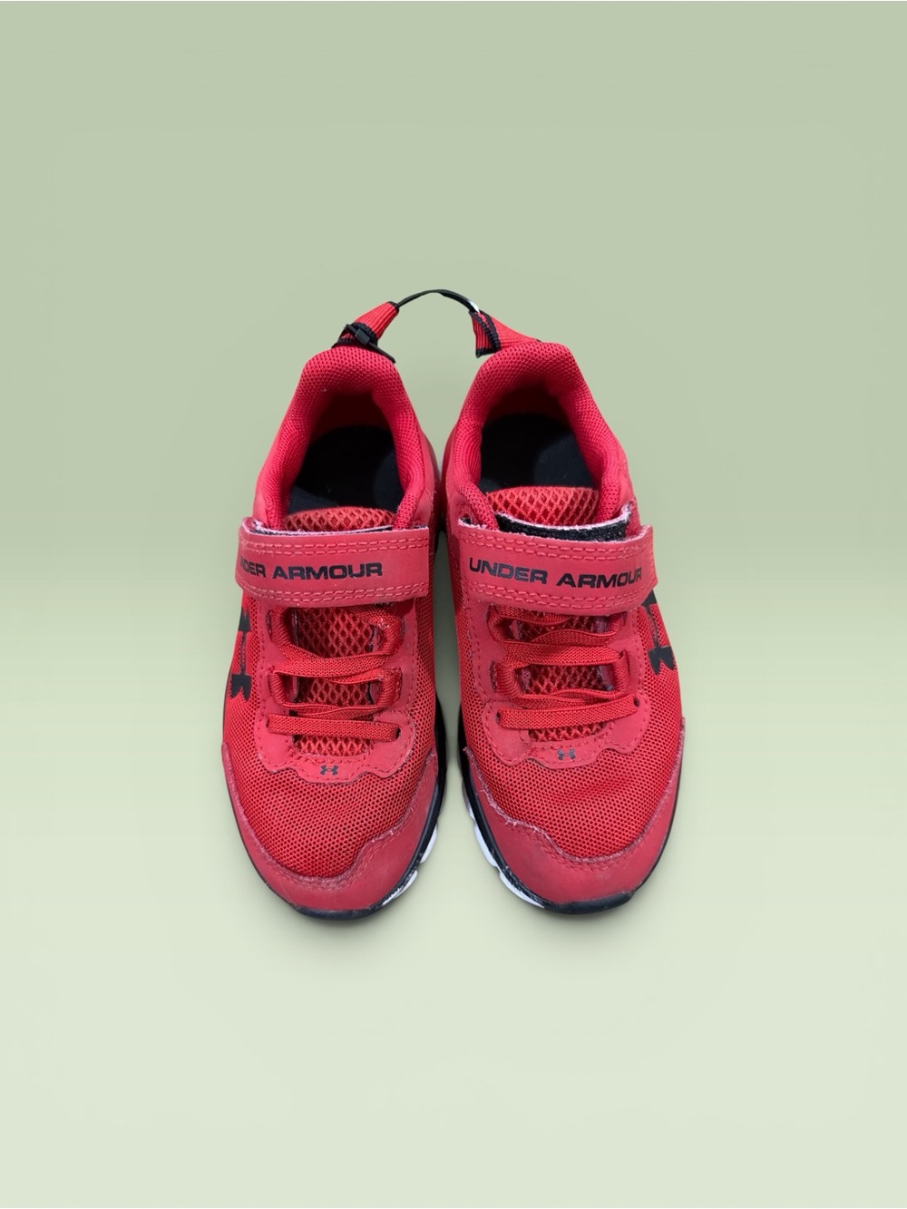 Under Armour Kids Bright Red Velcro Sneakers